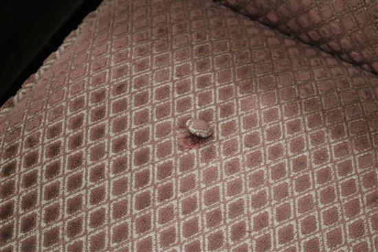 A pair of Art Deco simulated rosewood reclining armchairs